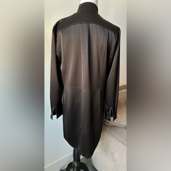 Halston Heritage Black Tuxedo Dress in Size 6. - Picture 2 of 4